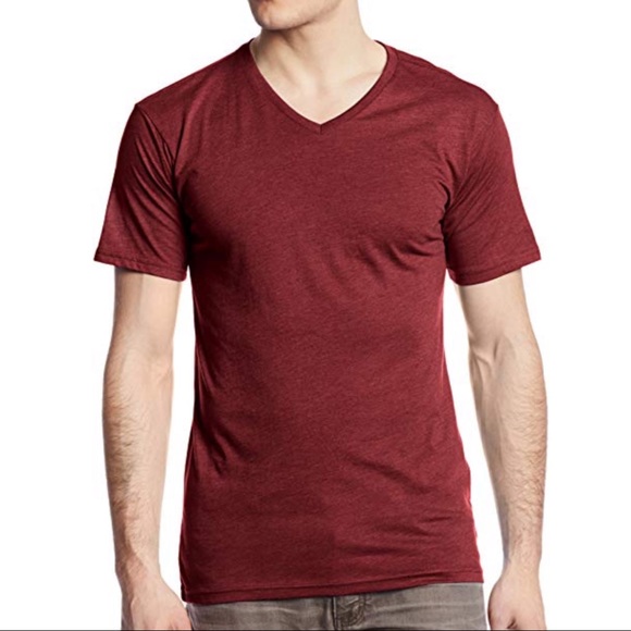 Billabong Other - Billabong NWT V Neck Shirt “Blood Heather” Large